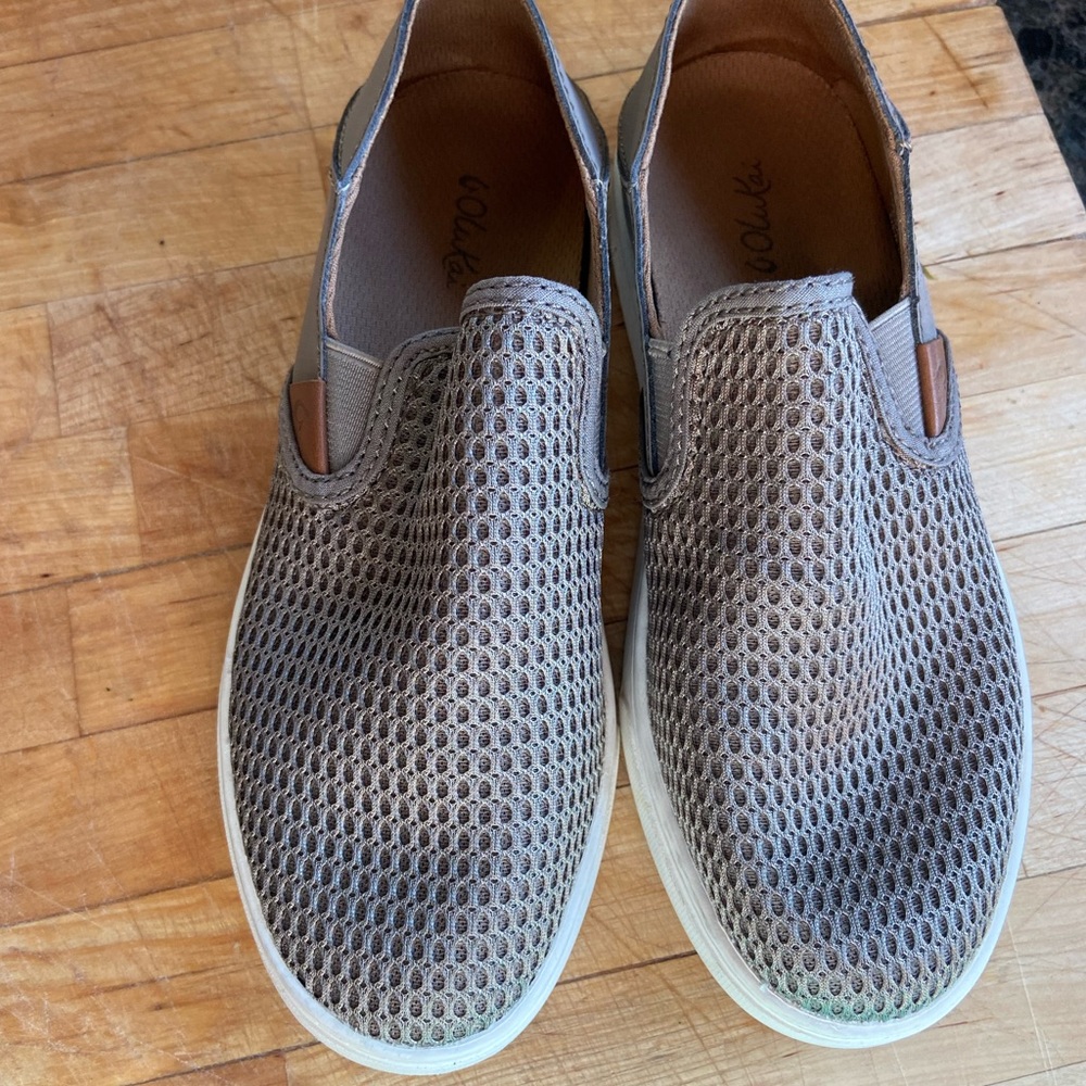 Olukai Pehuea Slip On Shoes Brown 6